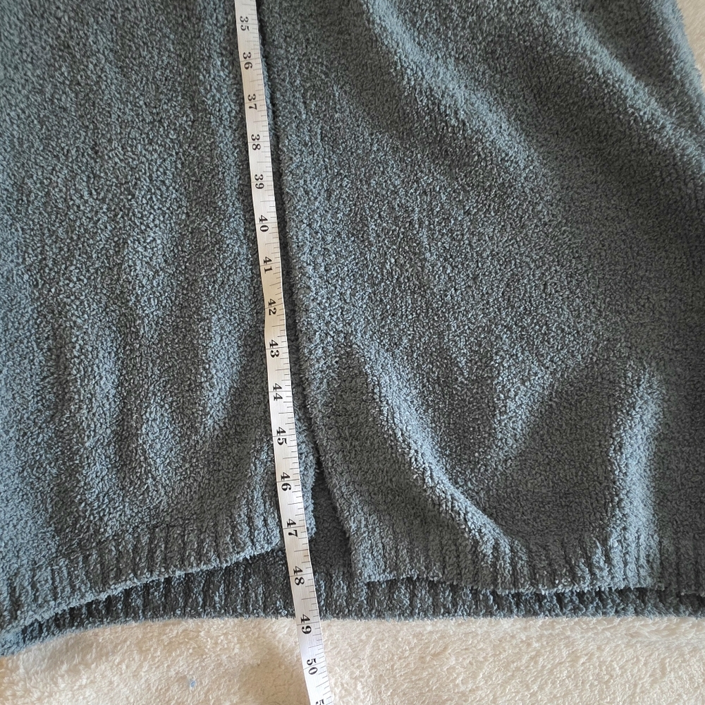 Heather Green Fuzzy Lounge Sweater Set Size M - Picture 7 of 15